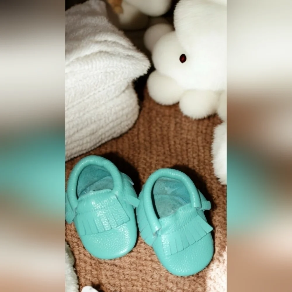 Infant Faux Leather Moccasins